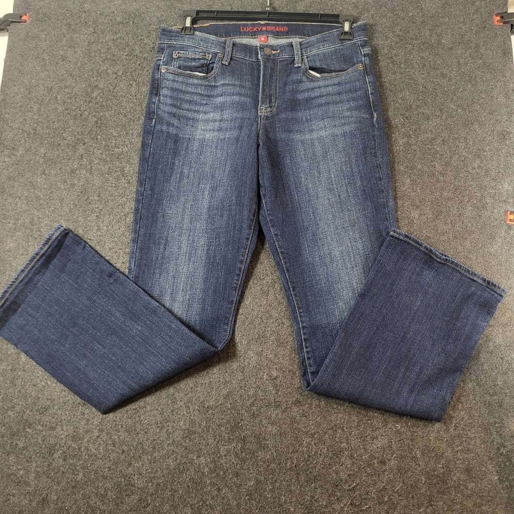 Lucky Brand Sweet N Low Bootcut Jeans Dark Wash Denim Size 12/31R Womens